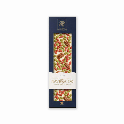 Navigator Marine | White Chocolate with Pecans, Pumpkin Seeds and Goji Berries